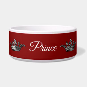 Red Prince Crown Pet Dish