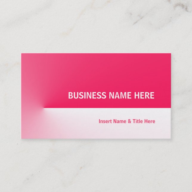 Red Pro Business Card (Front)