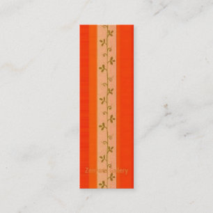Red Profile Bookmark Mini Business Card