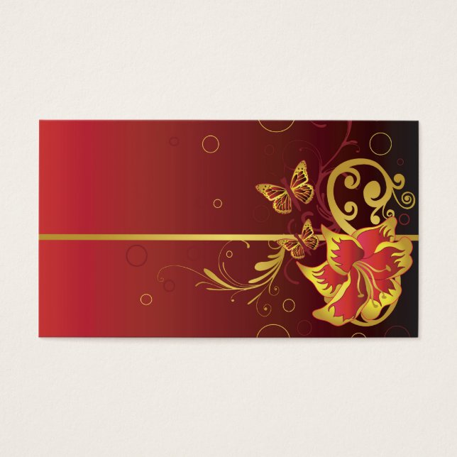 Red Profile Card (Front)