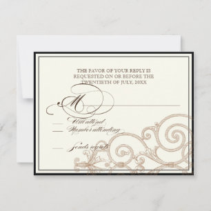 Red Protea Hummingbirds - RSVP Response Card