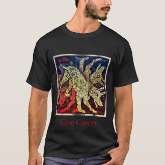 red puppy "cave canem" T-Shirt