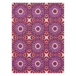 Red Purple Dahlia Tablecloth