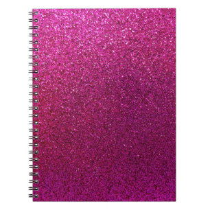 Red Purple Glitter Background Sparkle Glittery Notebook
