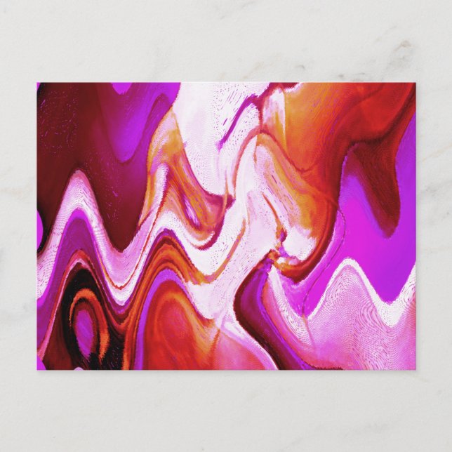 Red Purple Postcard (Front)