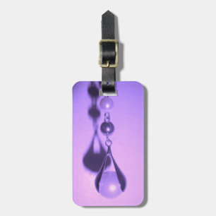 Red/Purple Tear Luggage Tag