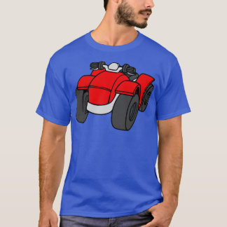 Red Quad Bike ATV T-Shirt