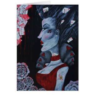 Red Queen Of Hearts Alice Wonderland Fantasy Art
