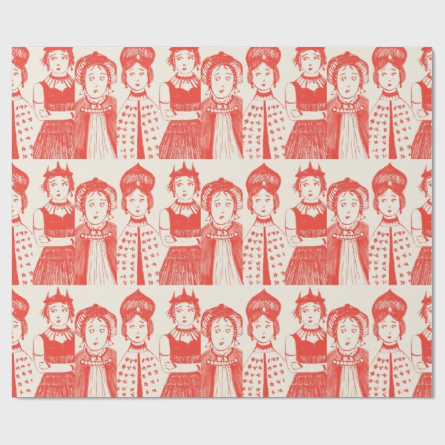 Red Queen(s) Wrapping Paper (Flat)