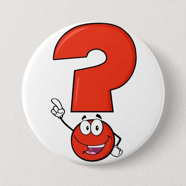 Red Question Mark Button (Front)