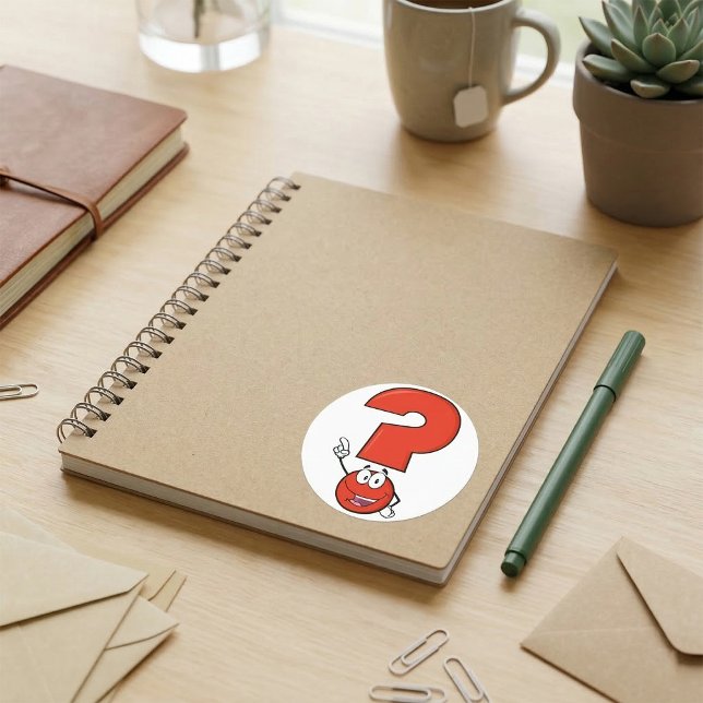 Red Question Mark Stickers (Creator Uploaded)