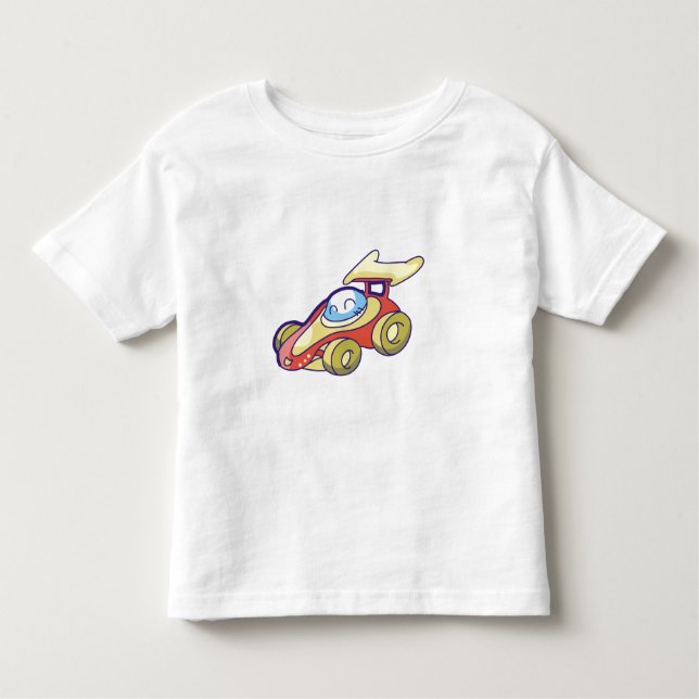 Red Race Car Toddler T-Shirt (Front)