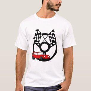 Red Race Car Tshirts and Gifts