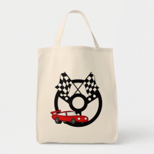 Red Race Car Tshirts and Gifts Tote Bag