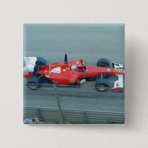 Red Racing Car Button
