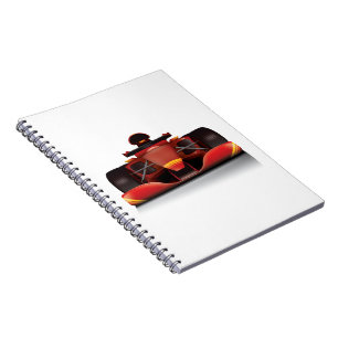 Red Racing Car Notebook