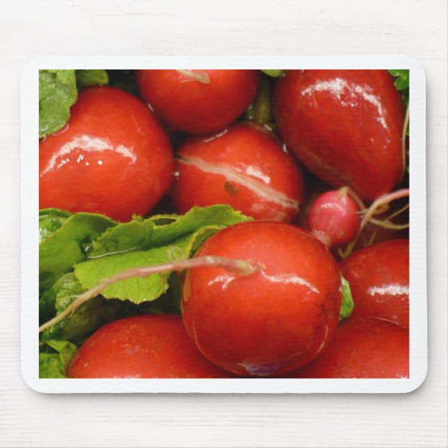 Red Radish Mouse Pad (Front)