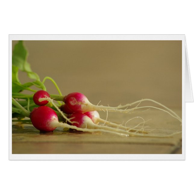 Red Radishes Card (Front Horizontal)