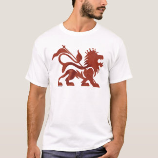 Red Ras Lion Tee by Skidone