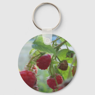 Red Raspberries Key Ring