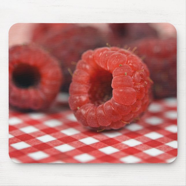Red Raspberry Mouse Pad (Front)