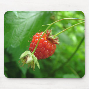 red raspberry mouse pad
