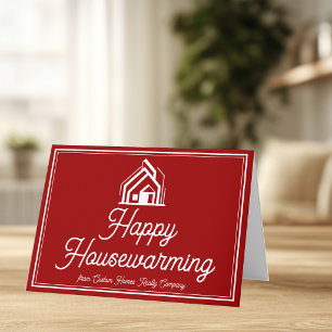 Red Real Estate Company Customized Realtor Card