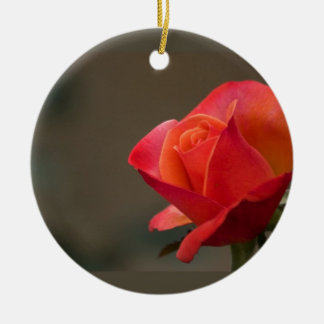 Red, Red Flower Ceramic Tree Decoration