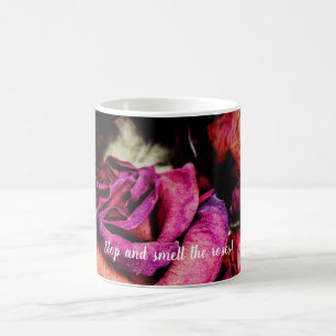 Red Red Roses Floral Coffee Mug