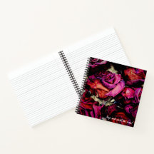 Red Red Roses Floral Journal
