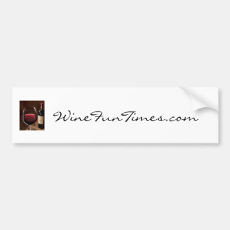 red_red_wine, WineFunTimes.com Bumper Sticker