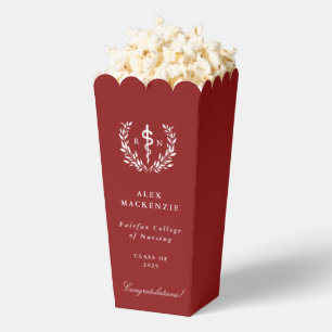 Red Registered Nurse Asclepius Graduation Favour Box