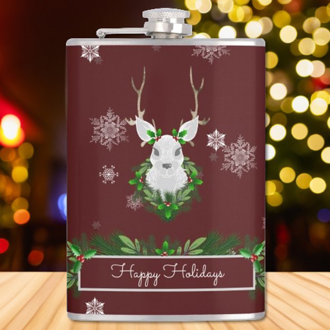 Red Reindeer Flask (Red Reindeer Flask)