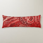 Red Retro Paisley Bandanna/Bandanna