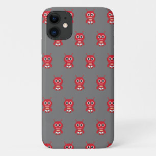 Red Retro Robot iPhone 11 Case