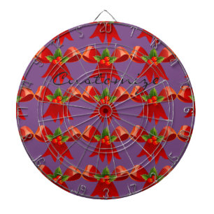 Red Ribbon Bow Holly Thunder_Cove Dartboard