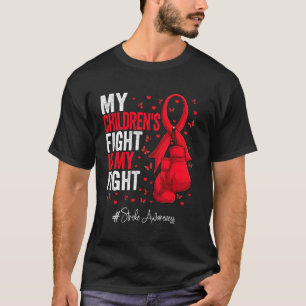 Red Ribbon Children Stroke Awareness T-Shirt