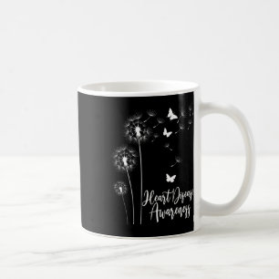 Red Ribbon Heart Disease Awareness Month American Coffee Mug