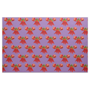 Red Ribbon Holly  Thunder_Cove any colour Fabric