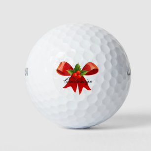 Red Ribbon Holly Thunder_Cove Golf Balls