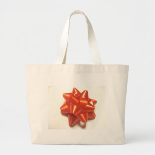 Red Ribbon Large Tote Bag