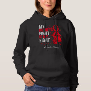 Red Ribbon Mother Vasculitis Awareness Hoodie