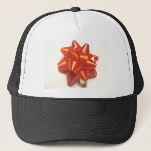 Red Ribbon Trucker Hat