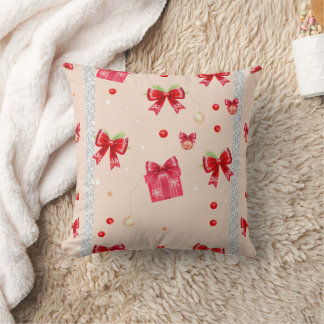 Red Ribbons Cushion