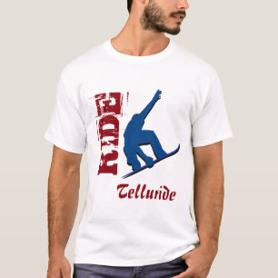 Red Ride Telluride Snowboard T-Shirt