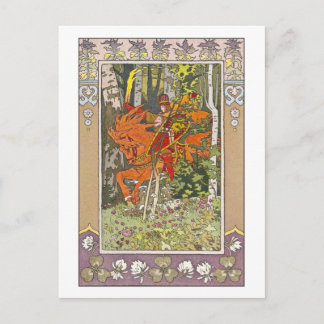 Red Rider by Ivan Bilibin Postcard