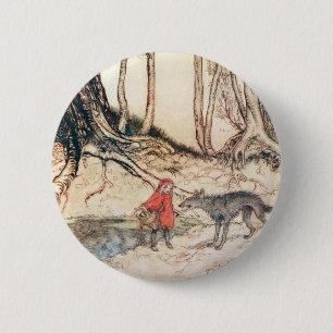 Red Riding Hood 6 Cm Round Badge