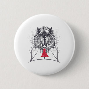 Red Riding Hood Costume Gif For Girls 6 Cm Round Badge