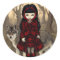 "Red Riding Hood in Autumn" Sticker