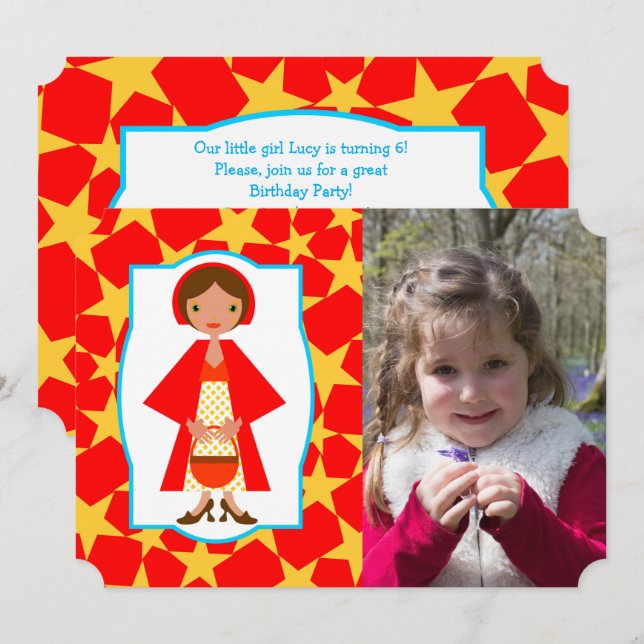 Red Riding Hood Invitation (Front/Back)